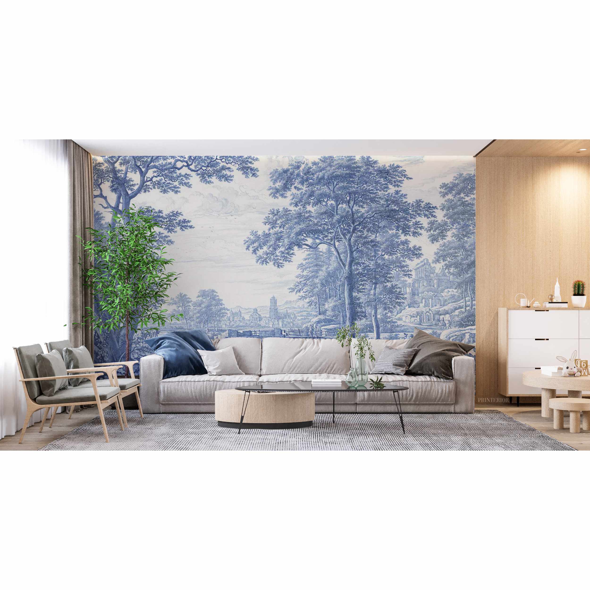 Eleganza Silenziosa (Blue) - Printerior