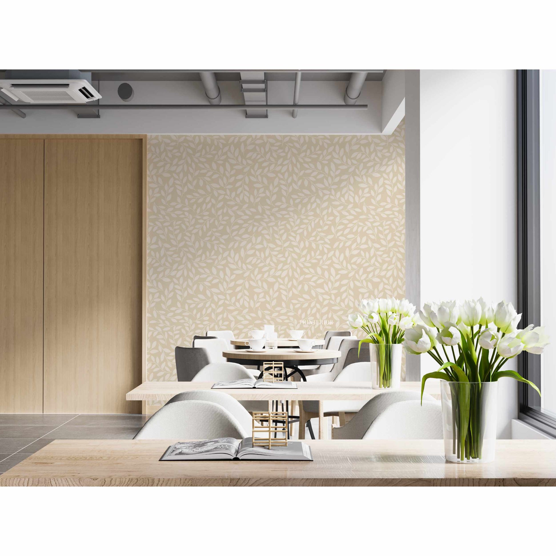 Leafs Taupe II - Printerior
