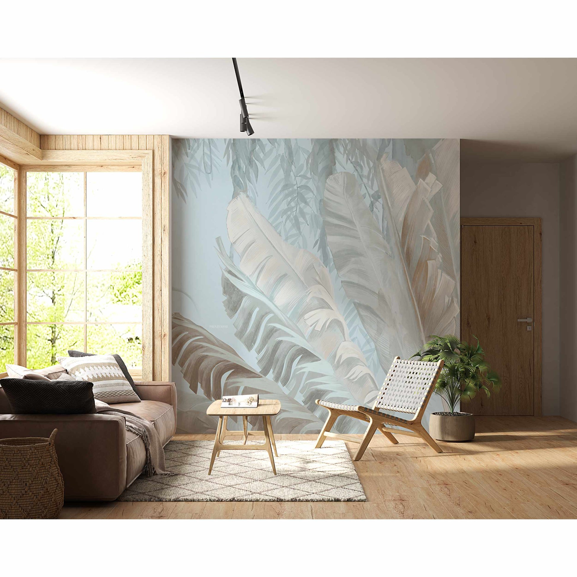 Ice Blue Corner - Printerior