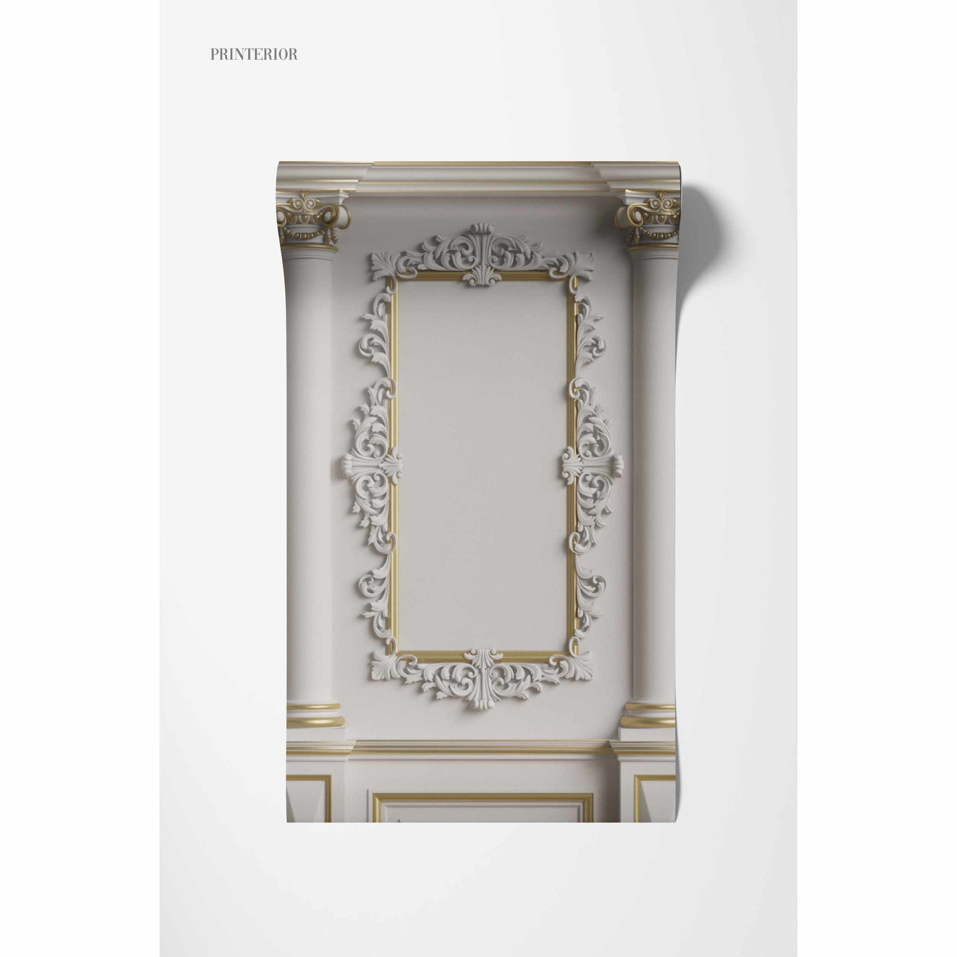 3D Panel Wall, White - Printerior