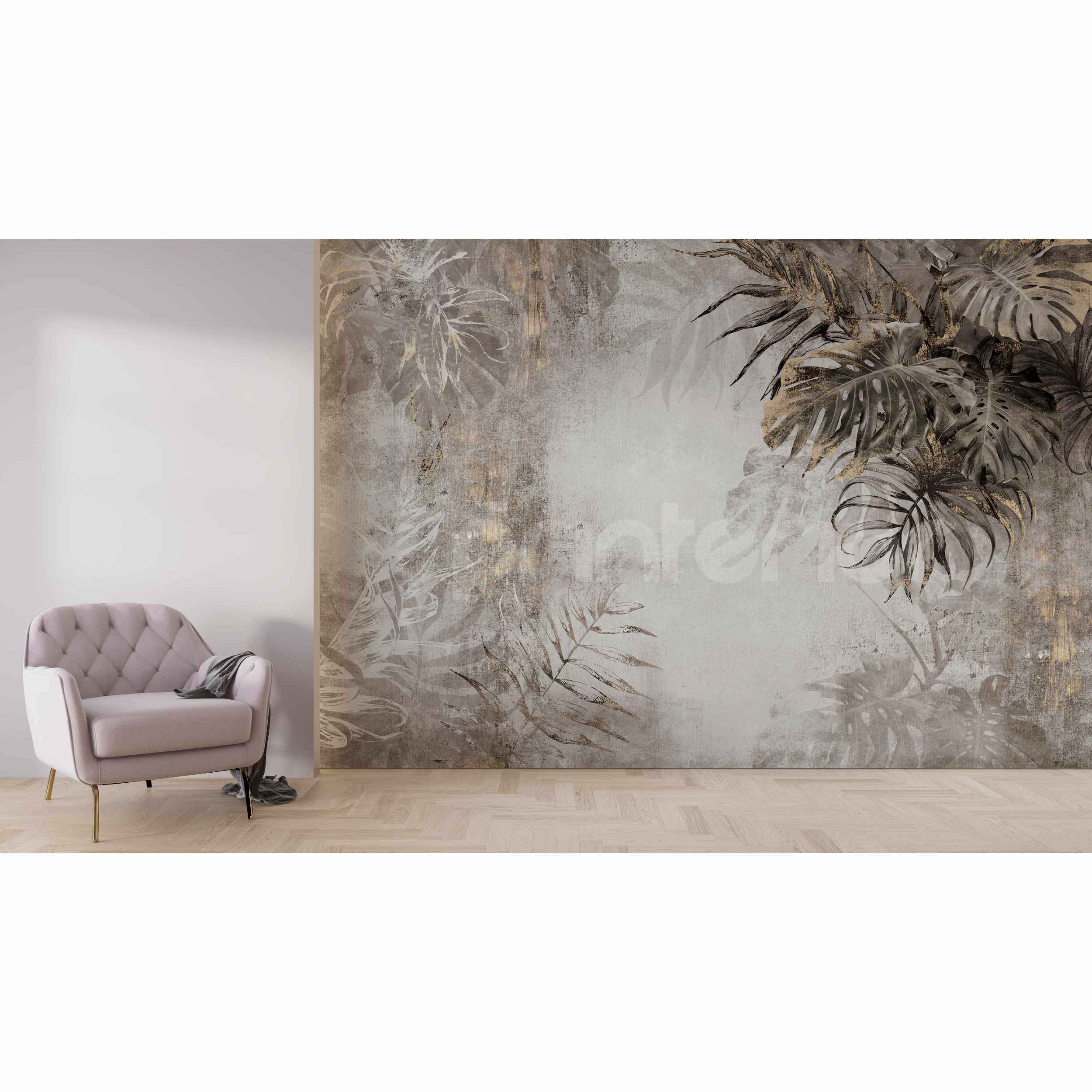 Tropical Oasis, Beige - Printerior