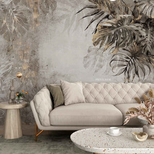 Tropical Oasis, Beige - Printerior