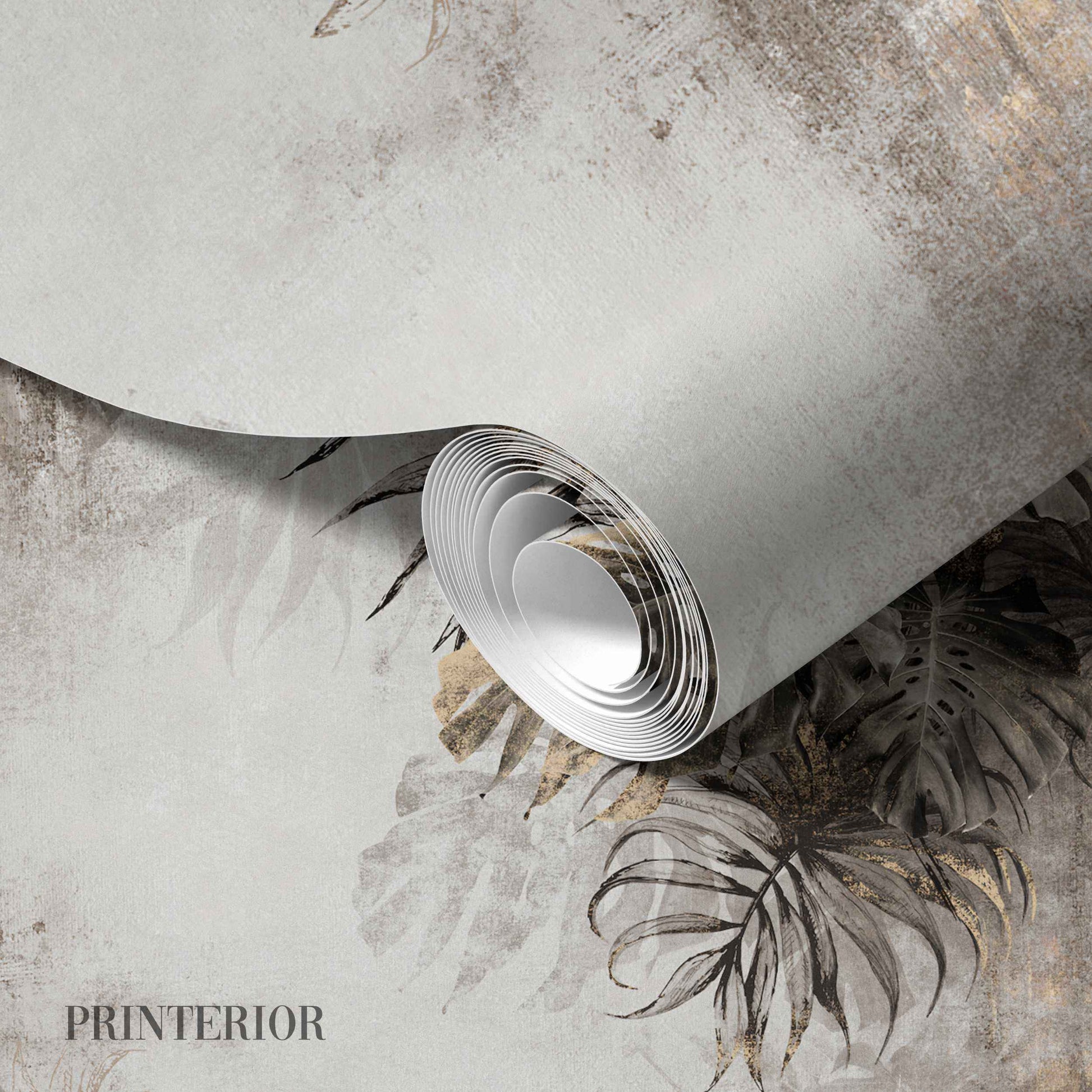 Tropical Oasis, Beige - Printerior