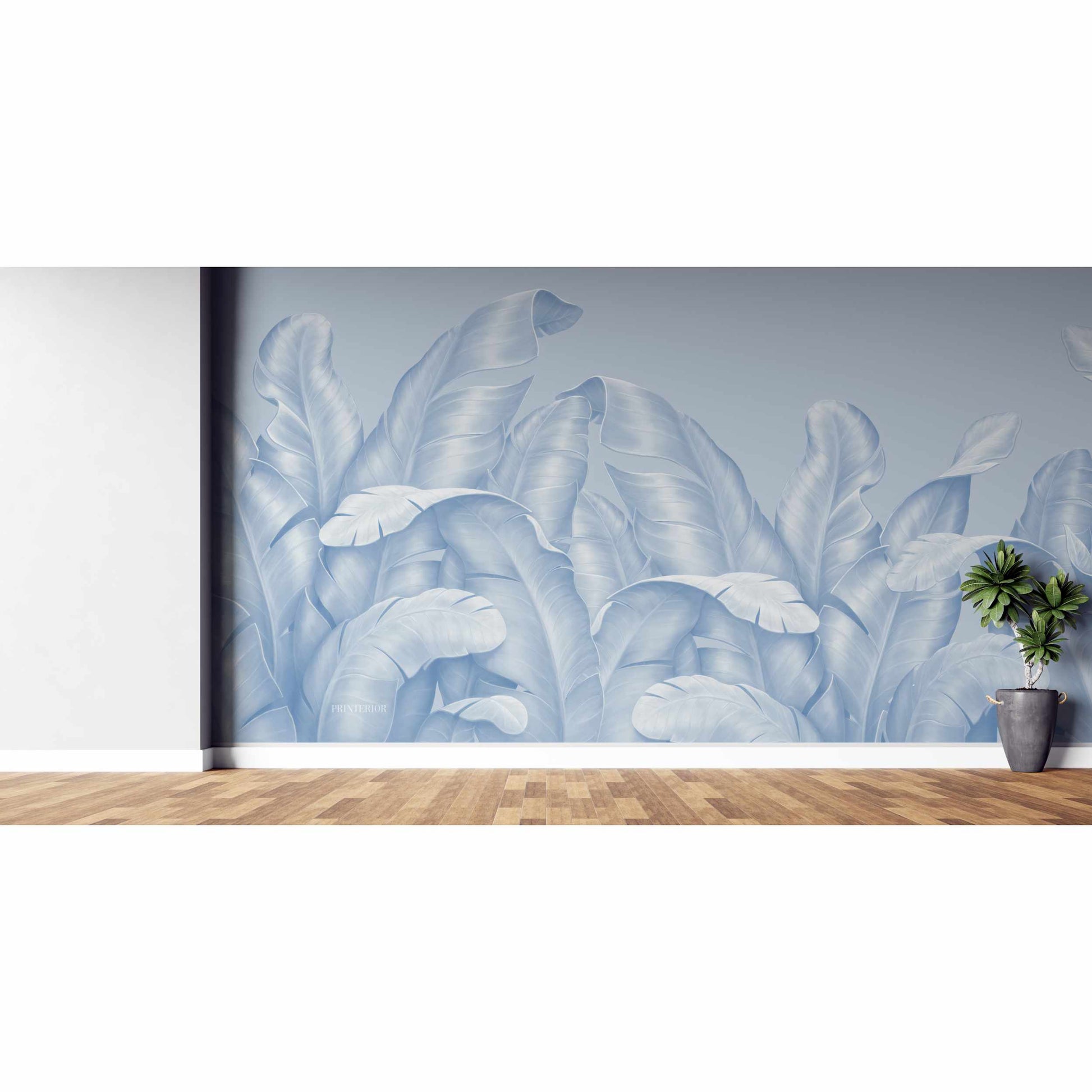 Light Blue Leafs - Printerior