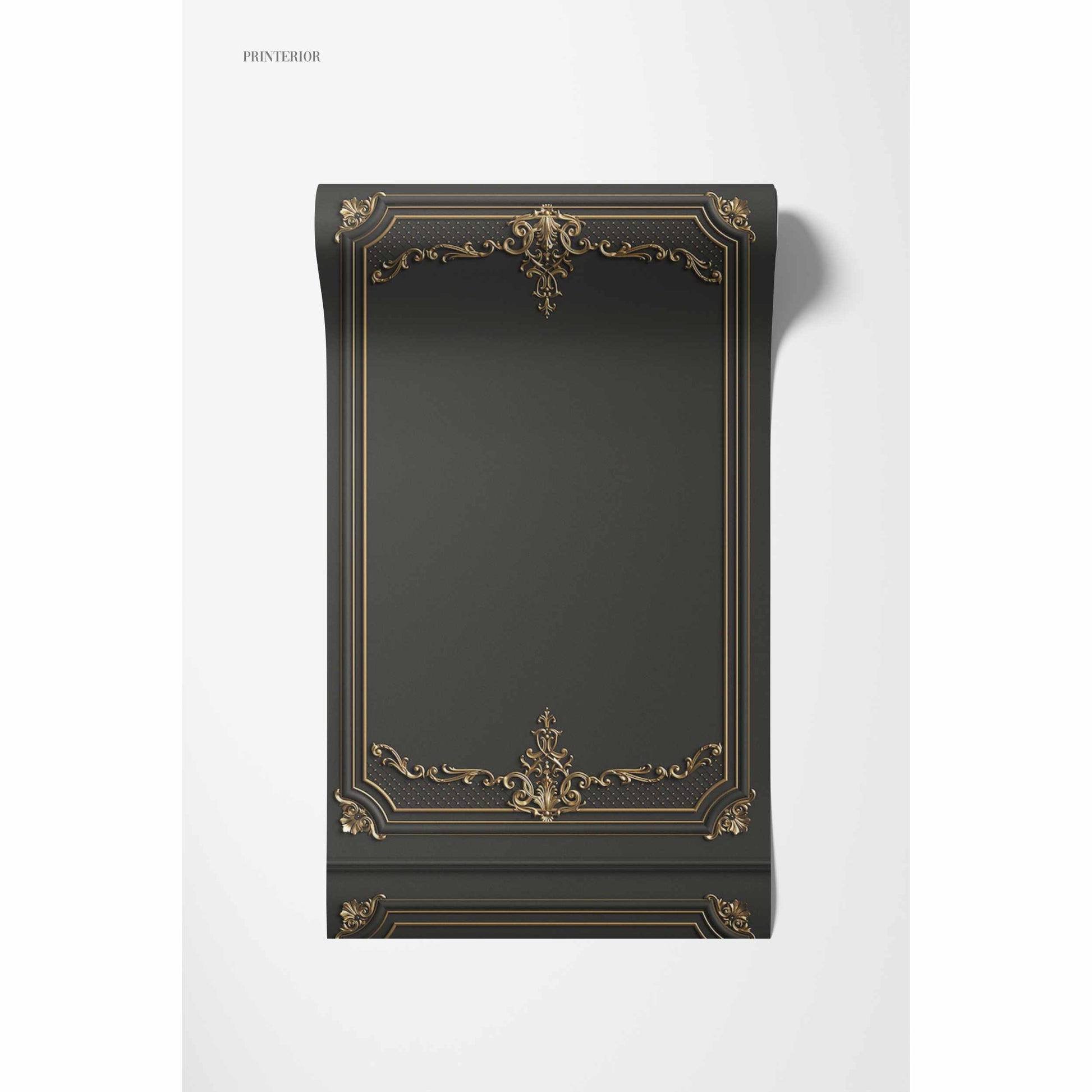 3D Panel Wall, Black - Printerior