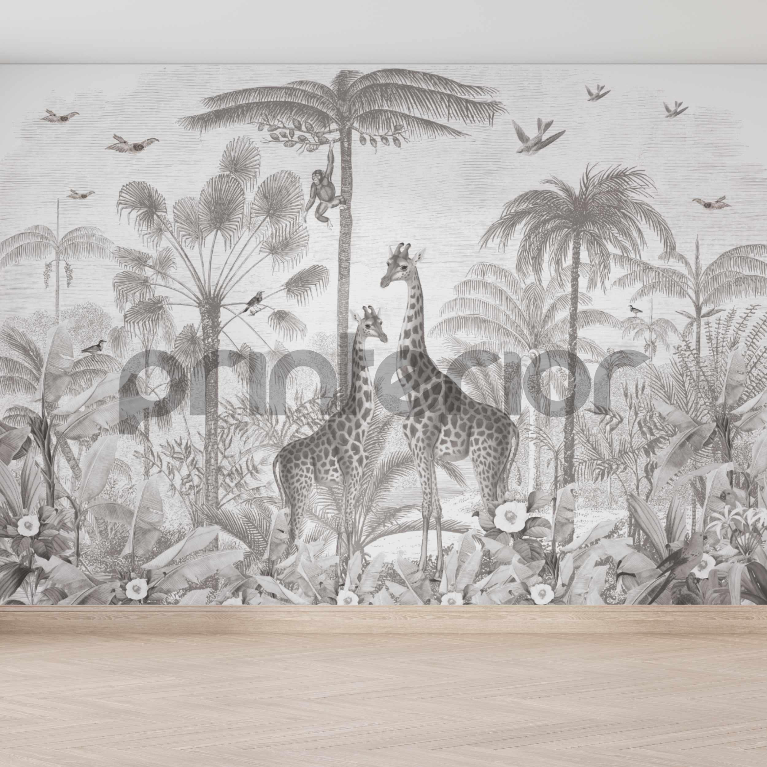 Into the Jungle, BW - Printerior