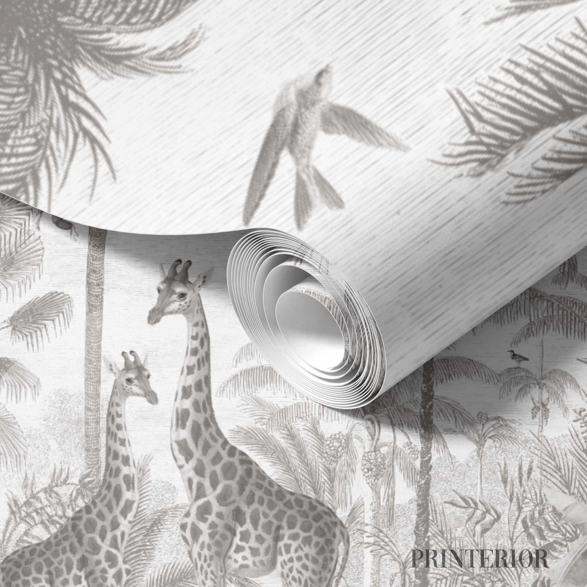 Into the Jungle, BW - Printerior
