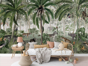 Jungle Lookbook ilustrim artistik me xhungël.