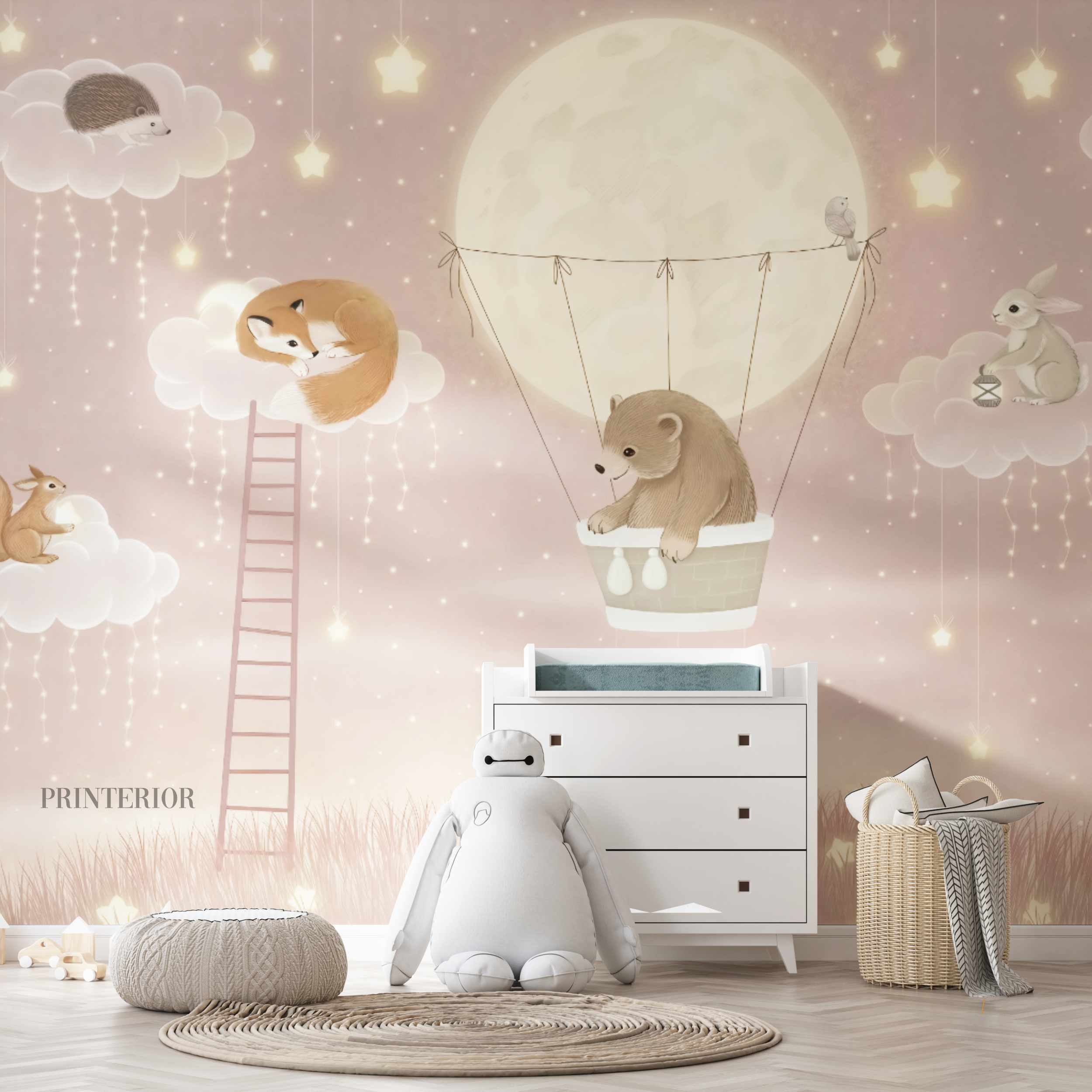 Magical Moon Pink - Printerior