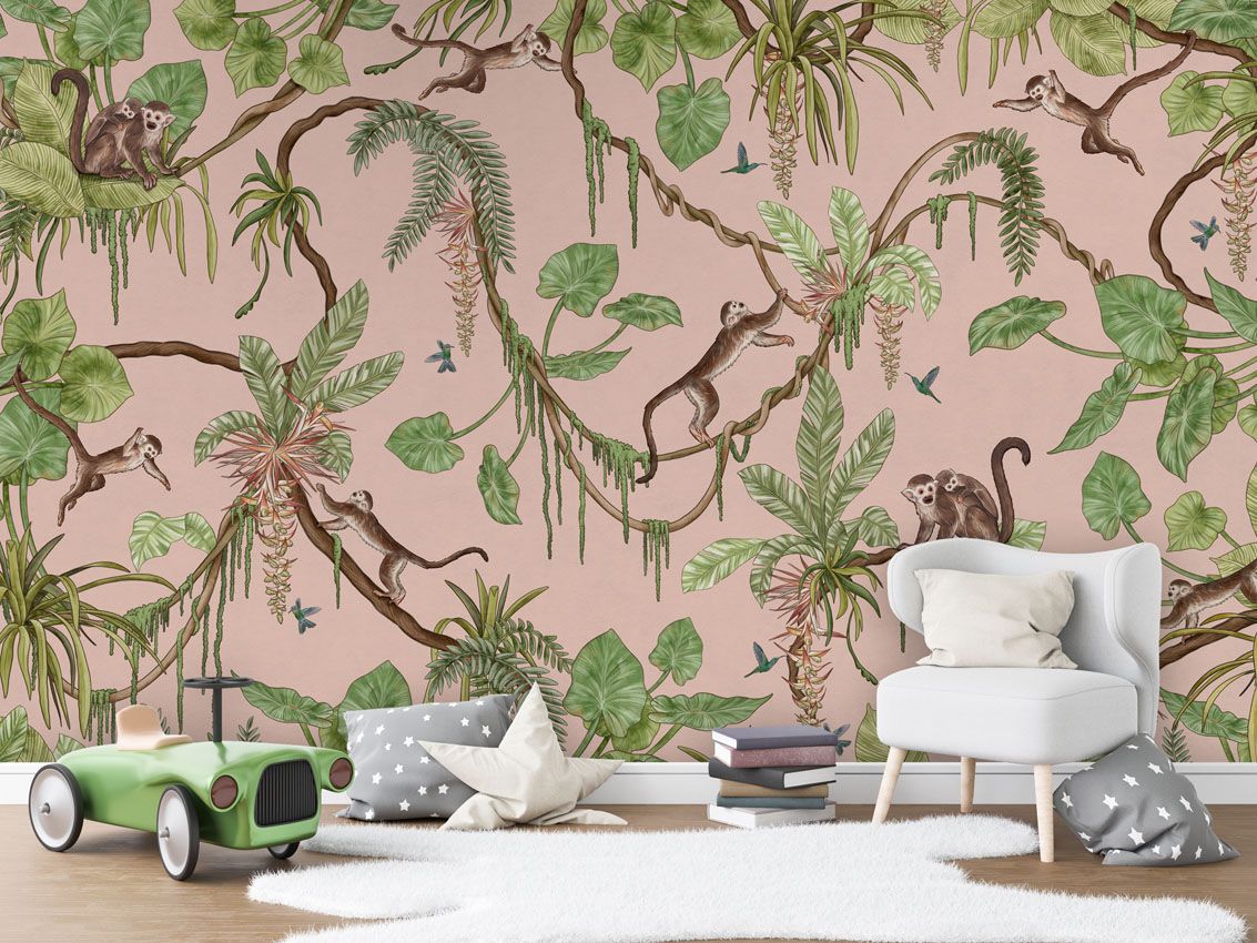 Playful Monkeys wallpaper premium me model jungle.