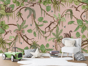 Playful Monkeys wallpaper premium me model jungle.
