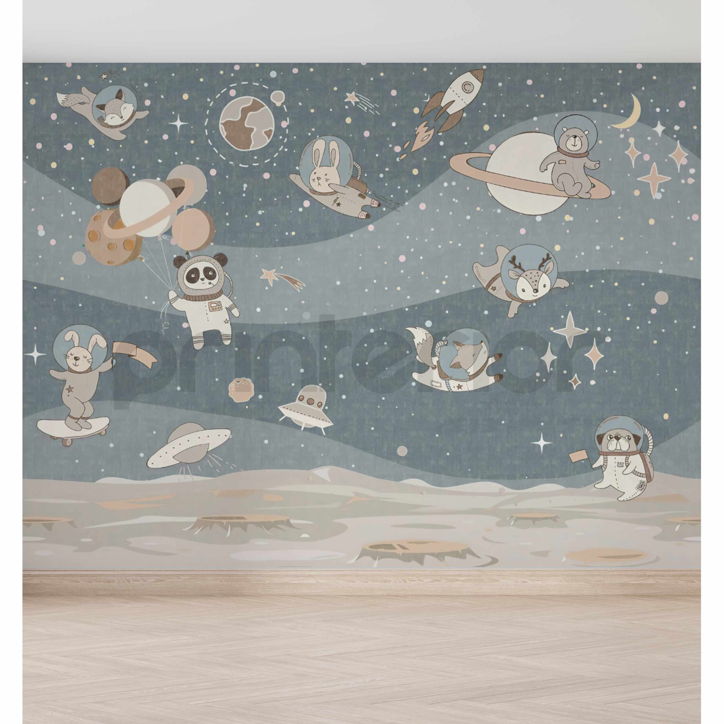 Party on the Moon - Printerior