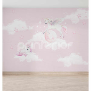 Pegasus & Unicorn, Pink - Printerior