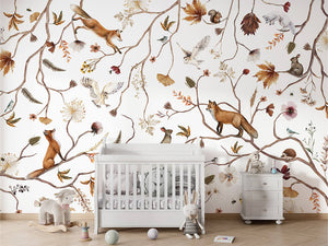 Playful Forest ilustrim artistik woodland.