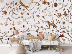 Playful Forest dekor muri premium nga Printerior.
