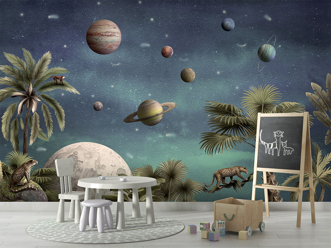 Pretty Planets ilustrim artistik me universin.