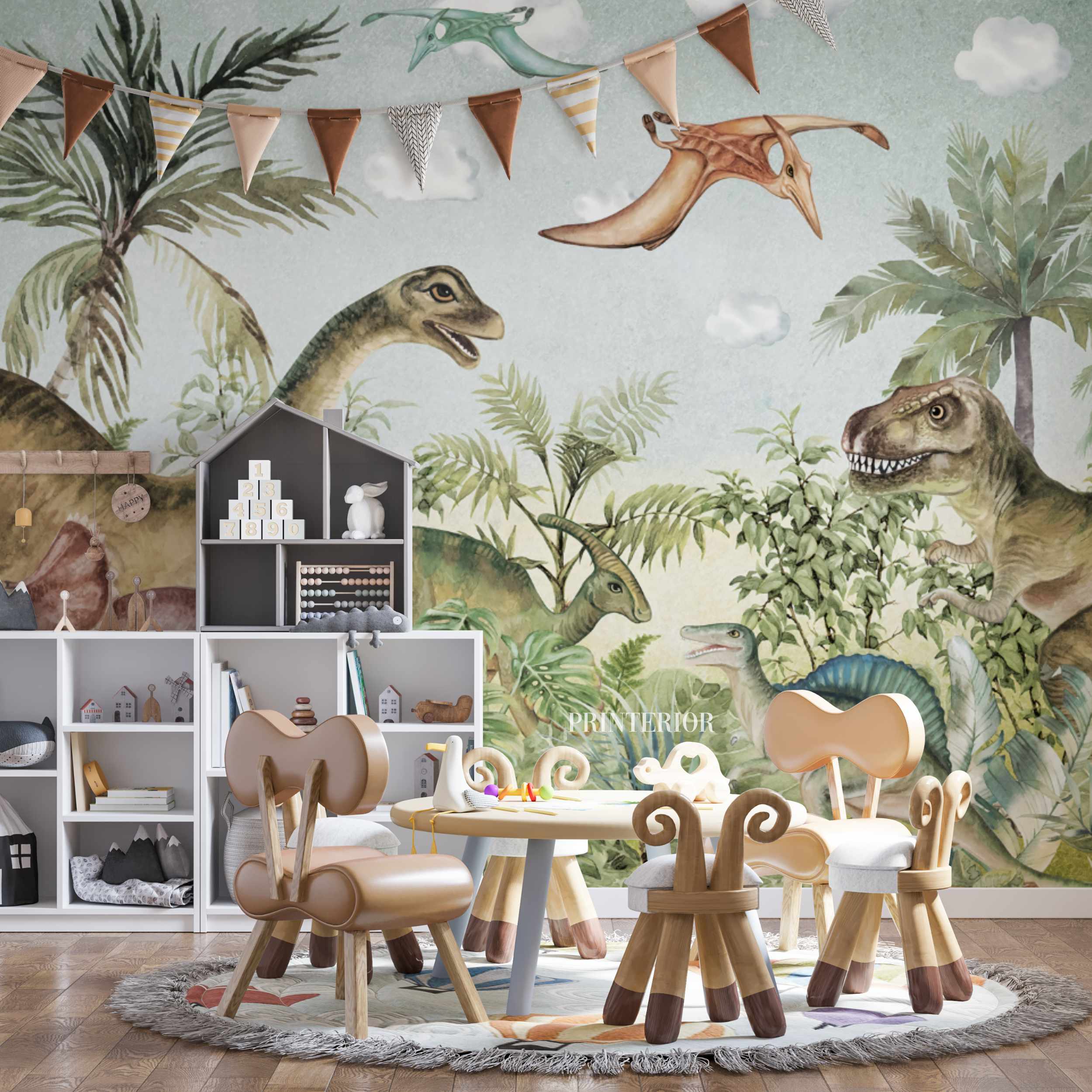Rexy and the Volcano - Printerior