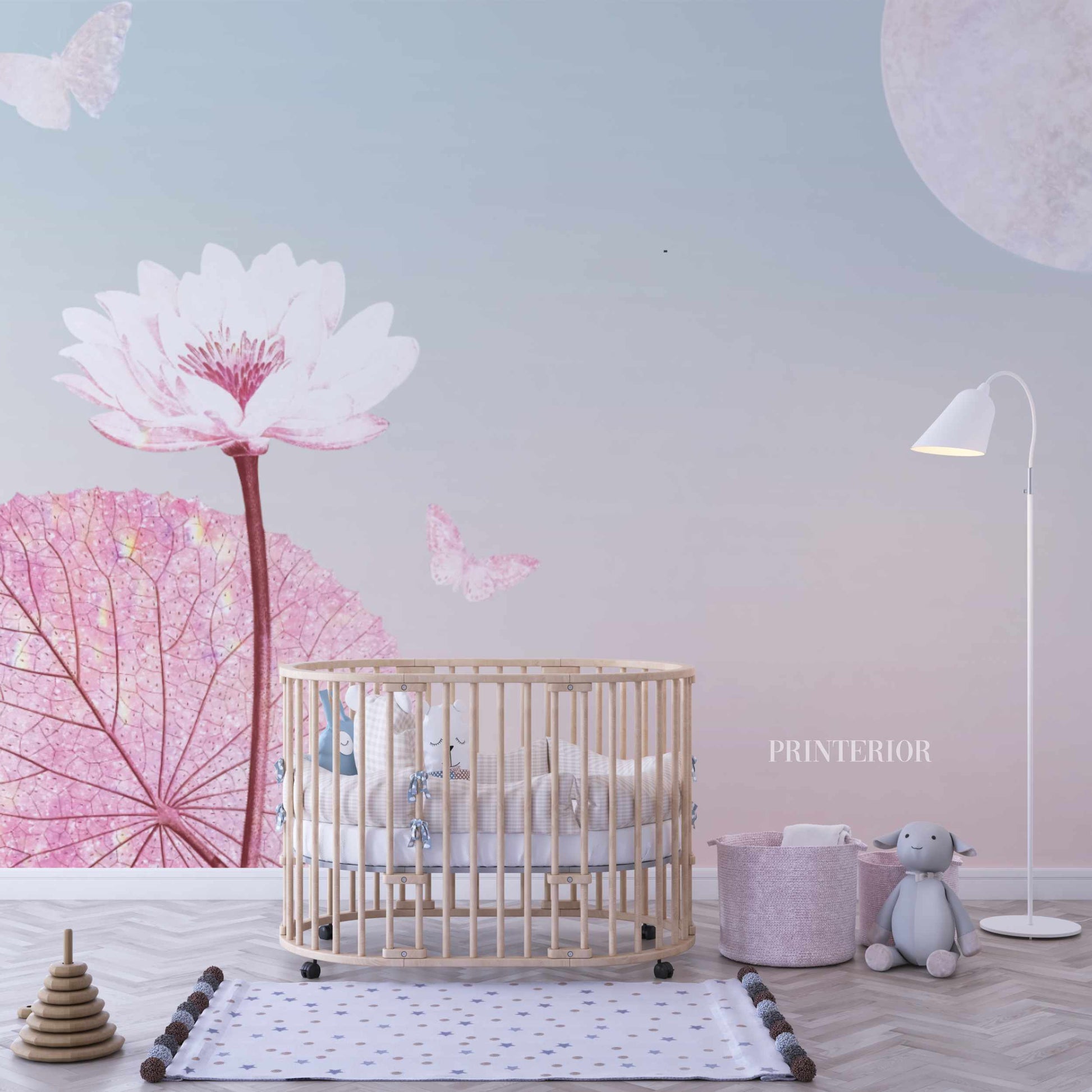 Leter muri me Sngjyra pastel per femije -  Krijoni një ambient magjik me letrat murale per femije