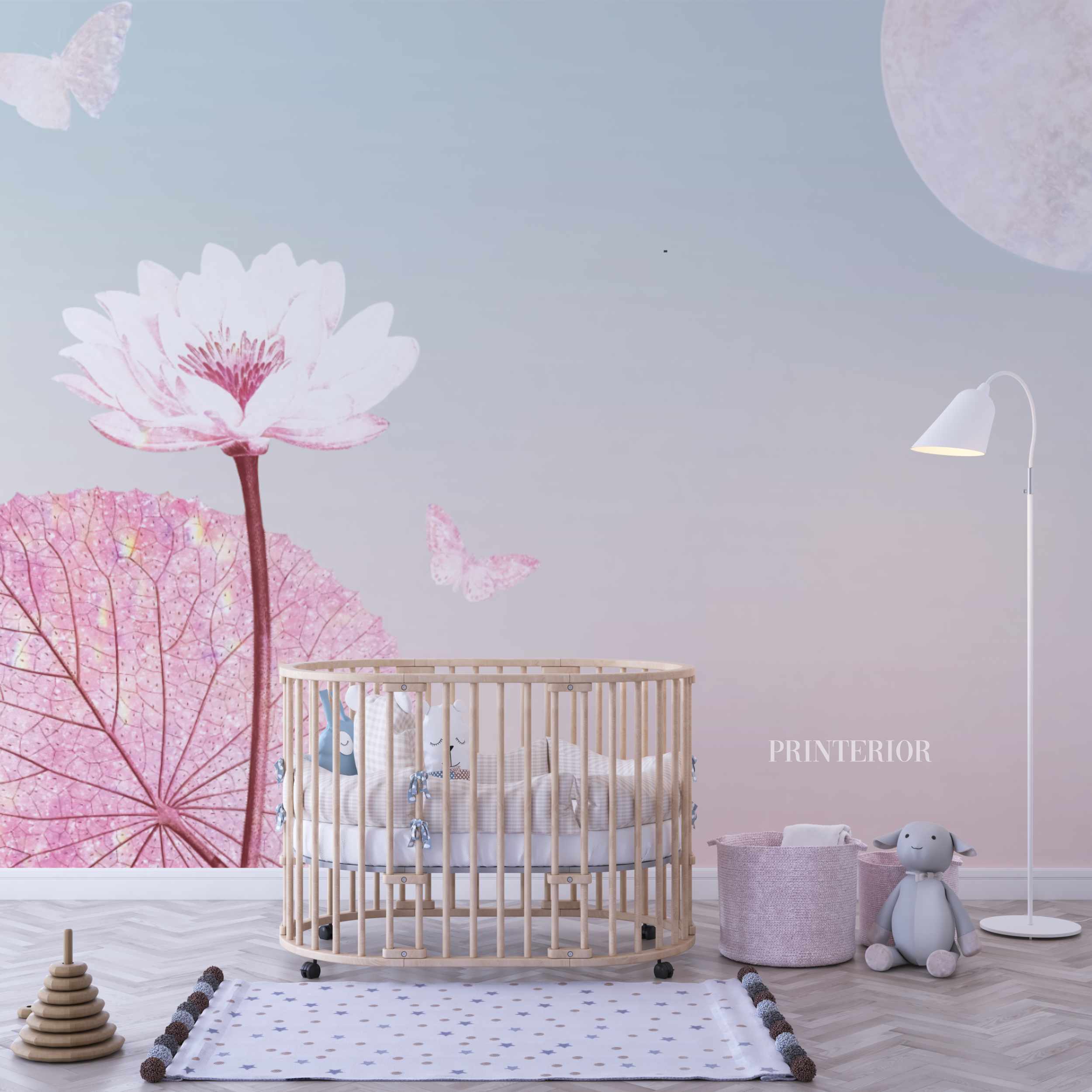 Leter muri me Sngjyra pastel per femije -  Krijoni një ambient magjik me letrat murale per femije