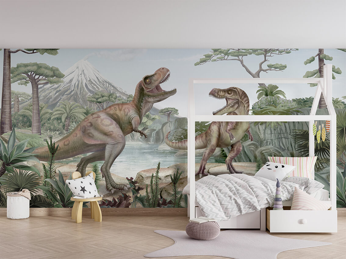 Terrific T-Rex dekor muri premium nga Printerior.