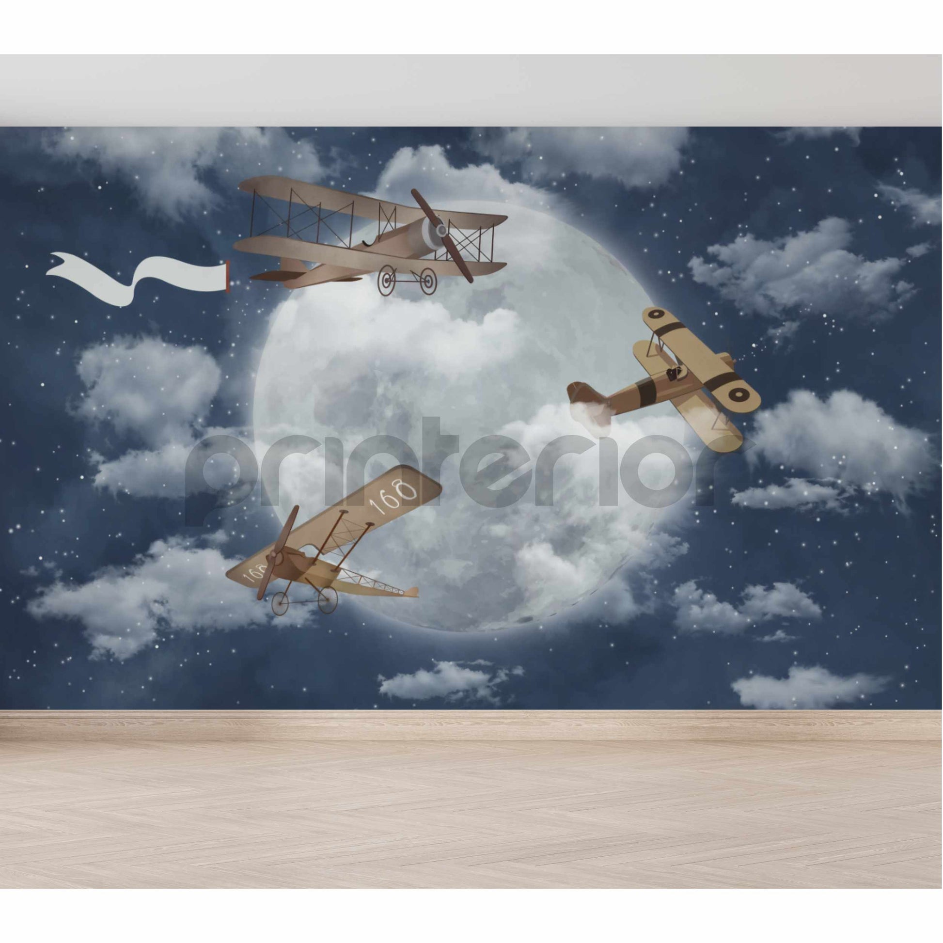 Three Planes Blue - Printerior