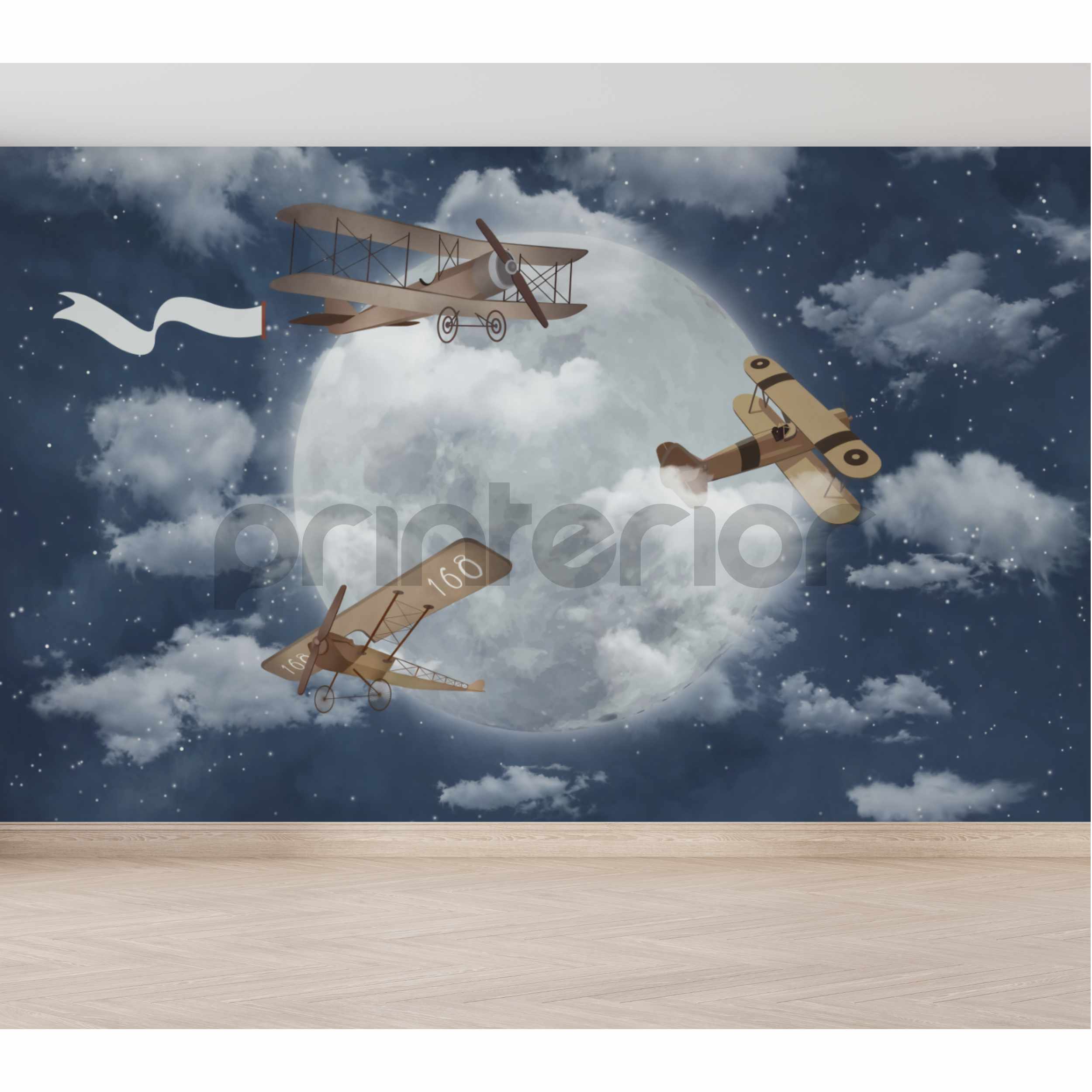 Three Planes Blue - Printerior