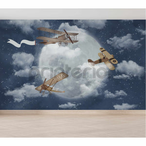 Three Planes Blue - Printerior