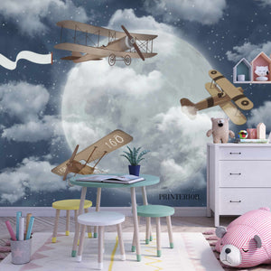 Three Planes Blue - Printerior