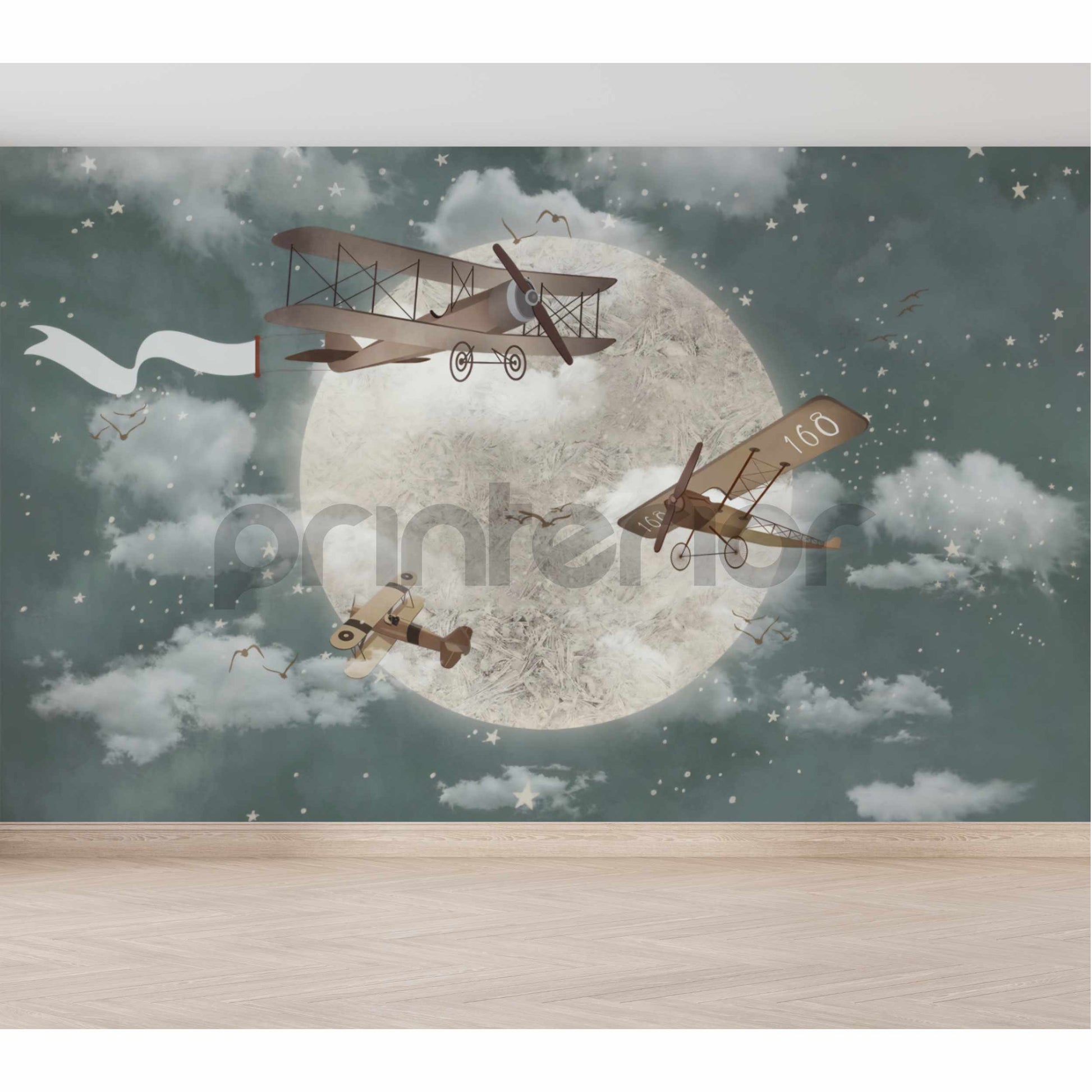 Three Planes Green - Printerior