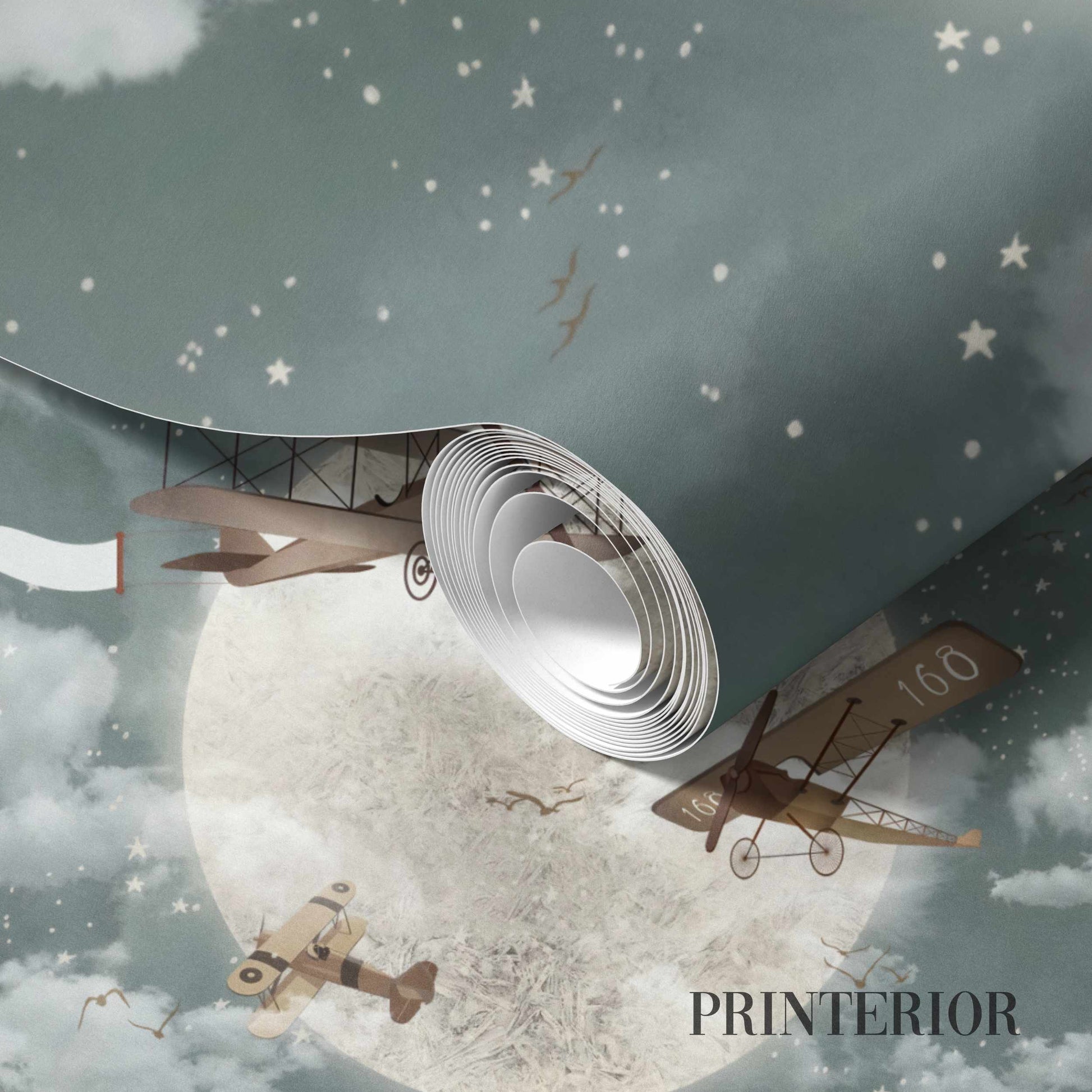 Three Planes Green - Printerior