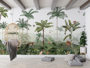 Thrilling Tropics mural premium për dhomën e fëmijëve.