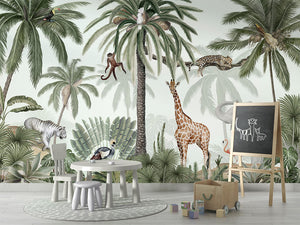 Tropical Jive ilustrim artistik me xhungël.