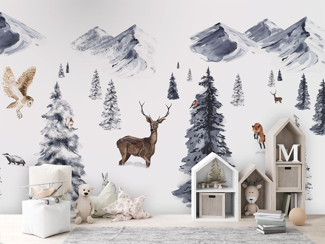WinterWonderland  ilustrim artistik woodland.