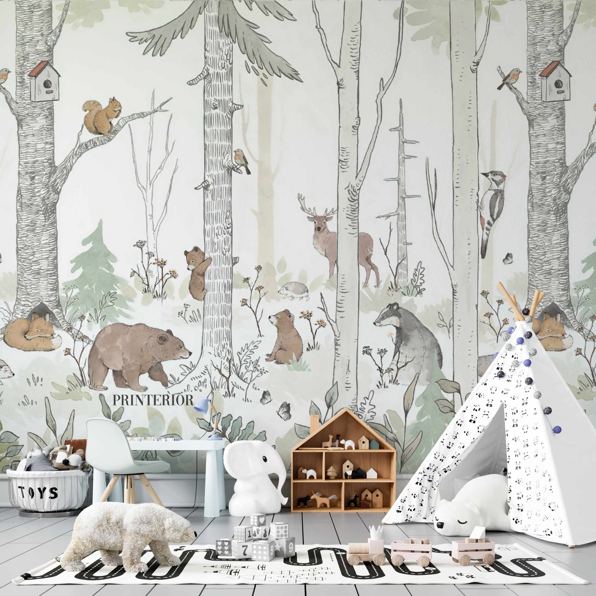 Woodland Friends - Printerior