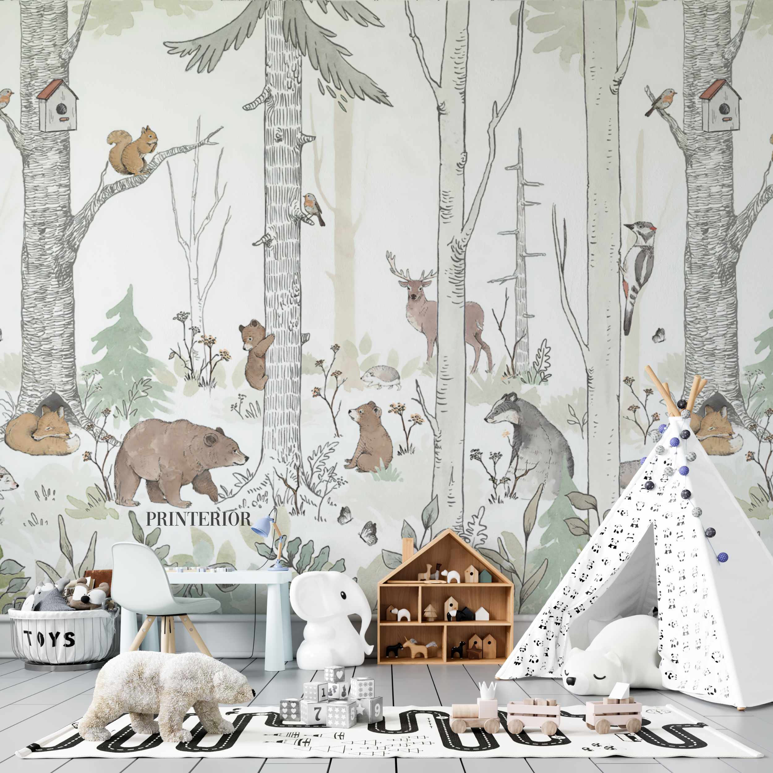 Woodland Friends - Printerior