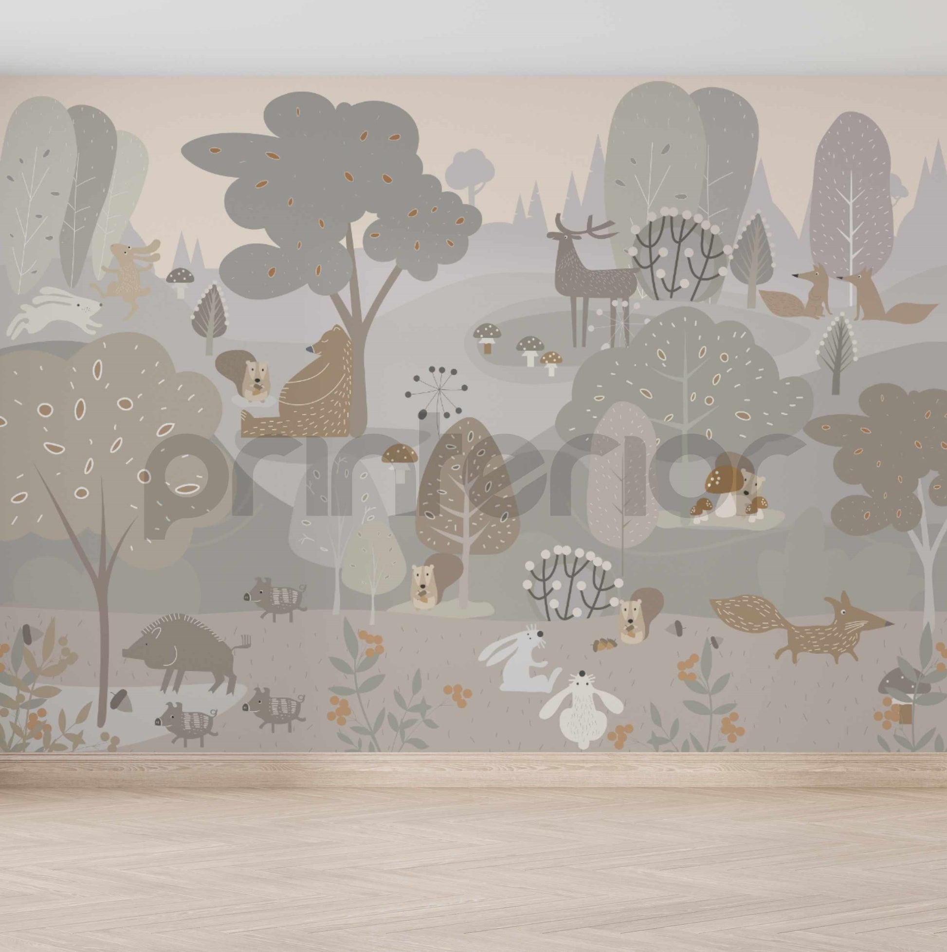 Woodland Friends 5 - Printerior