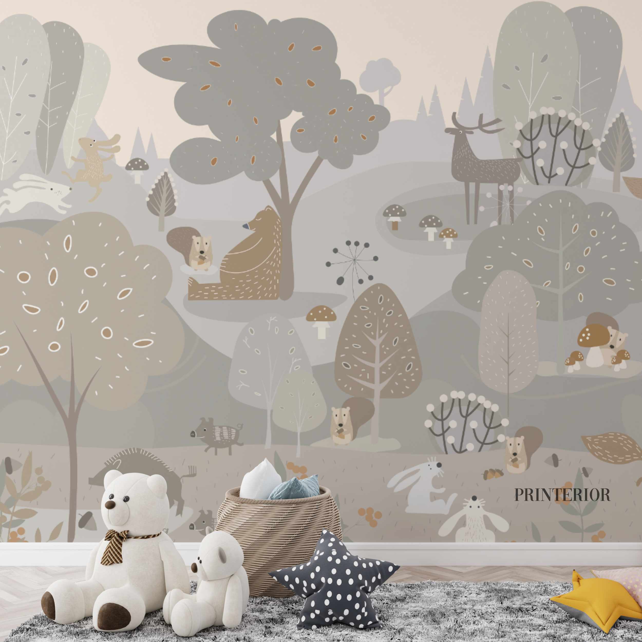 Woodland Friends 5 - Printerior