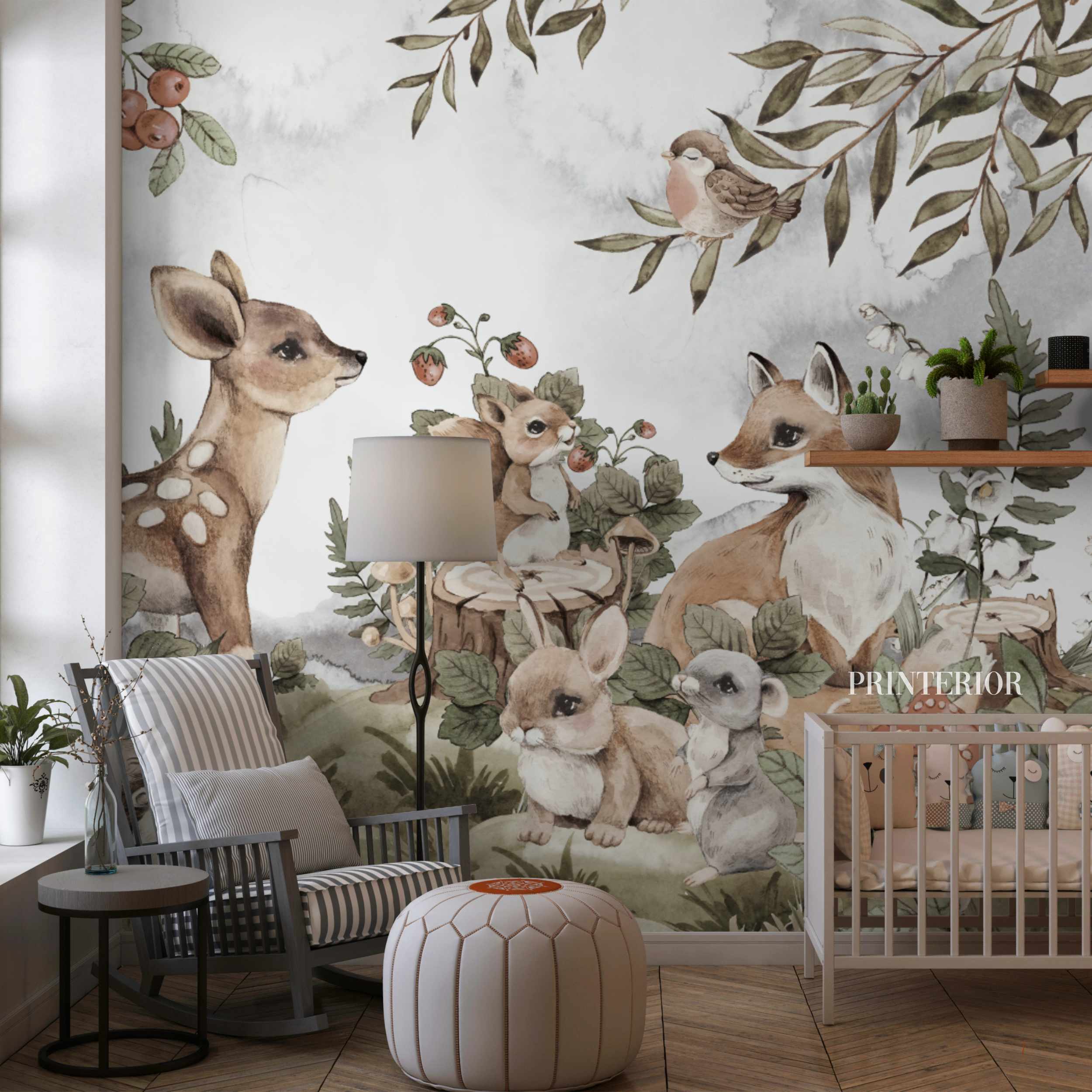 Woodland Friends Hangout - Printerior