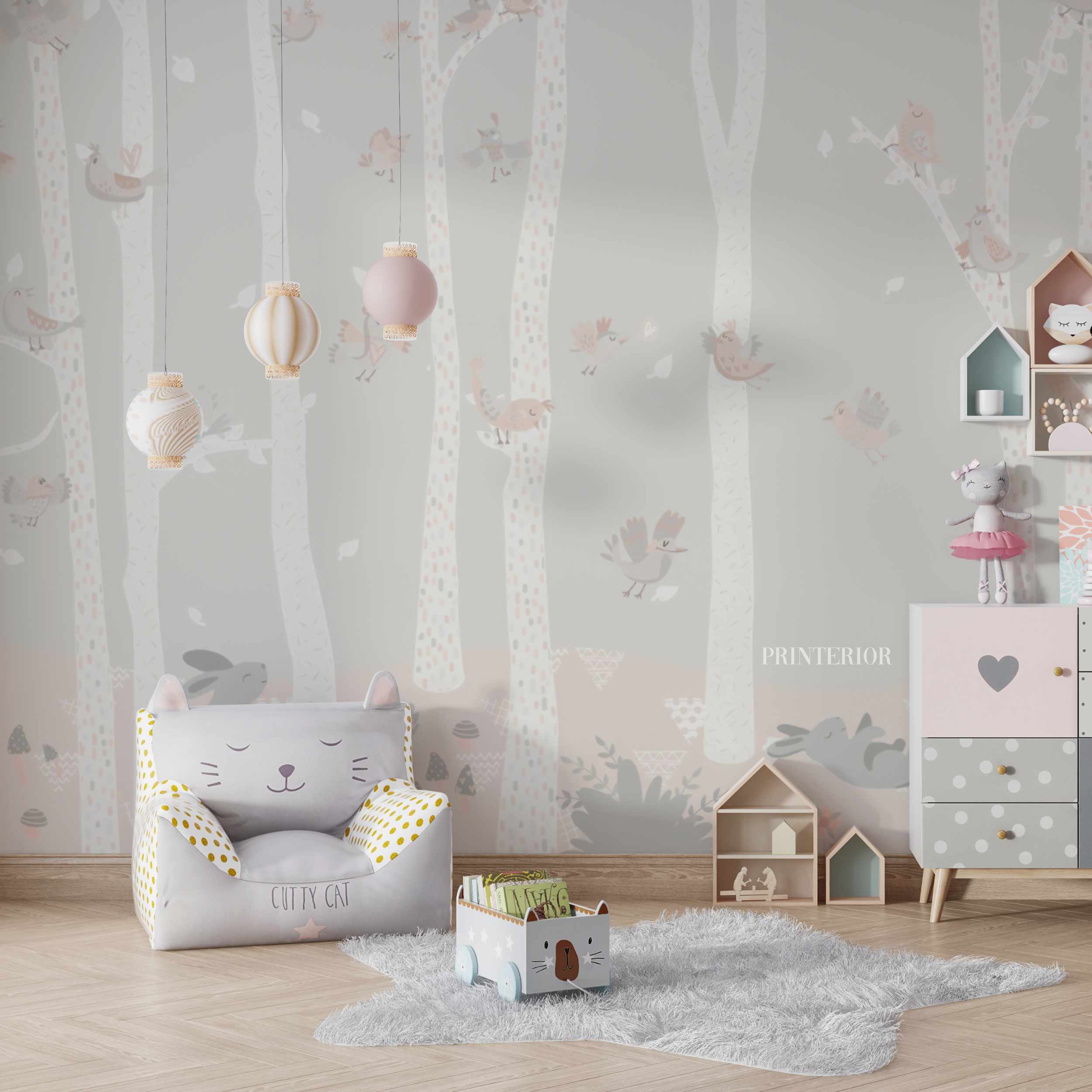 Zazu, Pink - Printerior