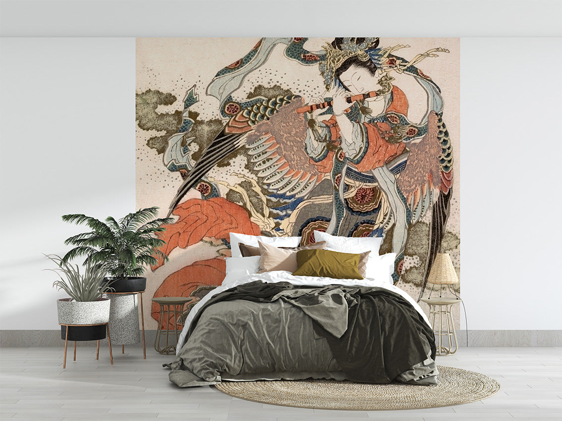 Asian Angel, letër murale në ambient – Bedroom 1
