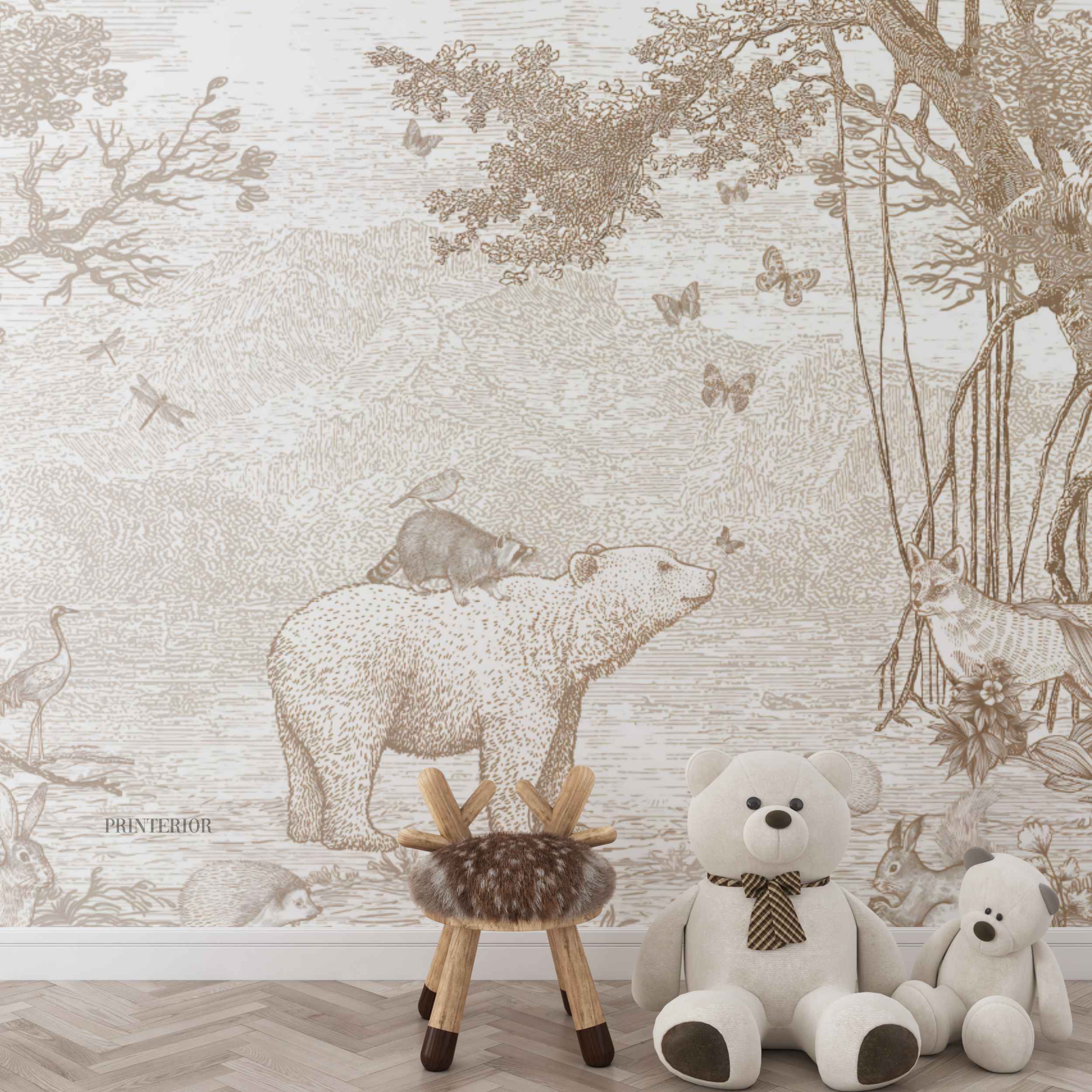Bear engrave 2 - Printerior
