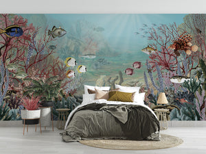 Coral Creatures, letër murale në ambient – Bedroom 1