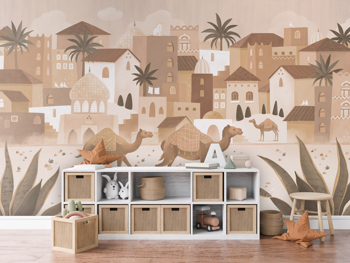 Desert Dreams - Mono – letër murale për dhomë fëmijësh, Dressoir