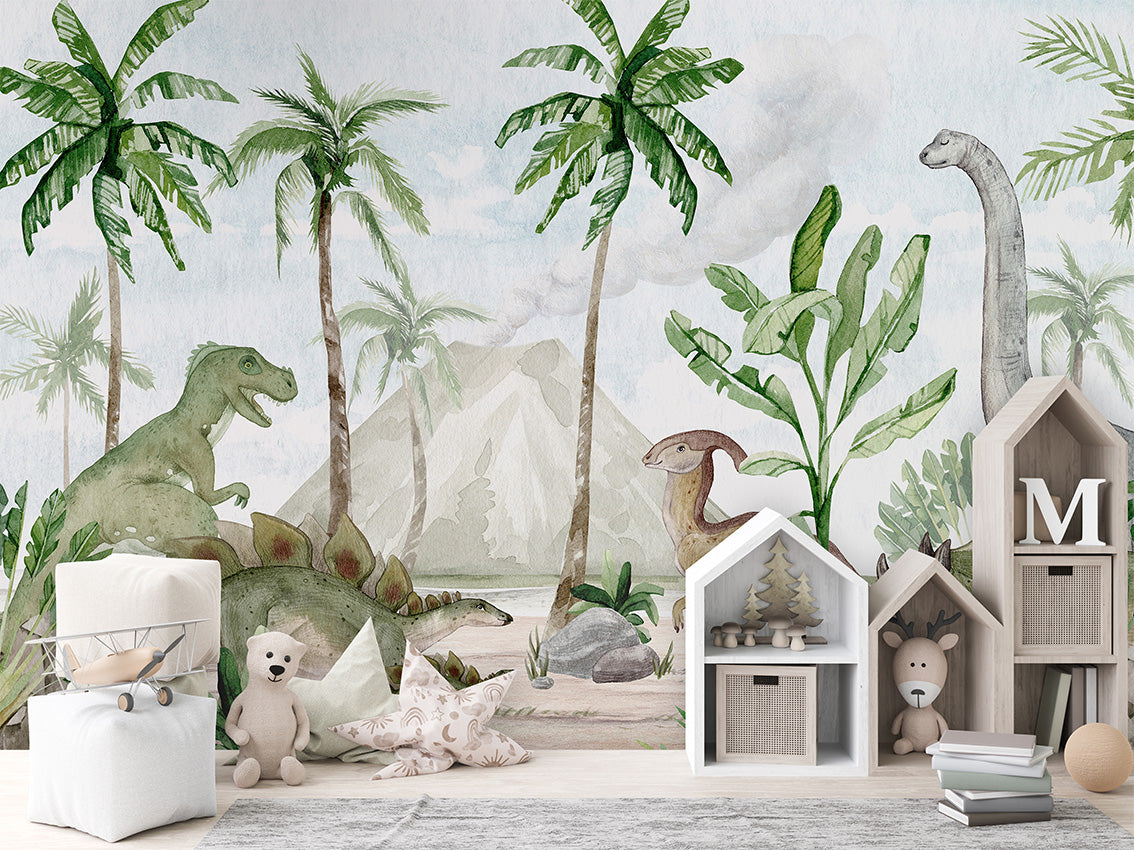 Dino Joy – letër murale për dhomë fëmijësh, House cabinets