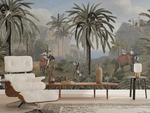 Elephant Elegance, letër murale në ambient – Living room 3