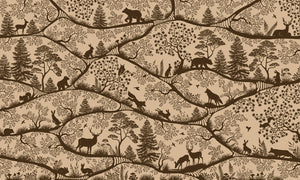 Nordic Nature – Beige Brown, dizajni i plotë për personalizim