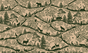 Nordic Nature – Beige Green, dizajni i plotë për personalizim