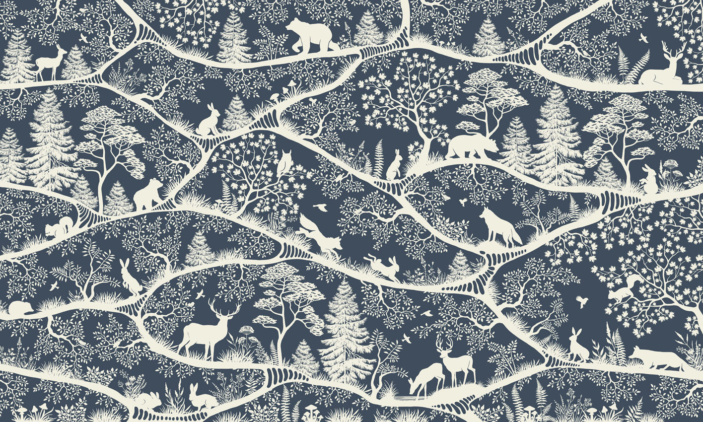 Nordic Nature – Blue White, dizajni i plotë për personalizim