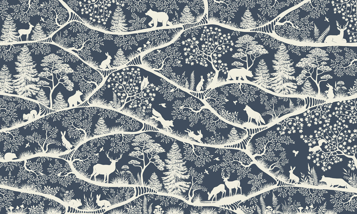 Nordic Nature – Blue White, dizajni i plotë për personalizim
