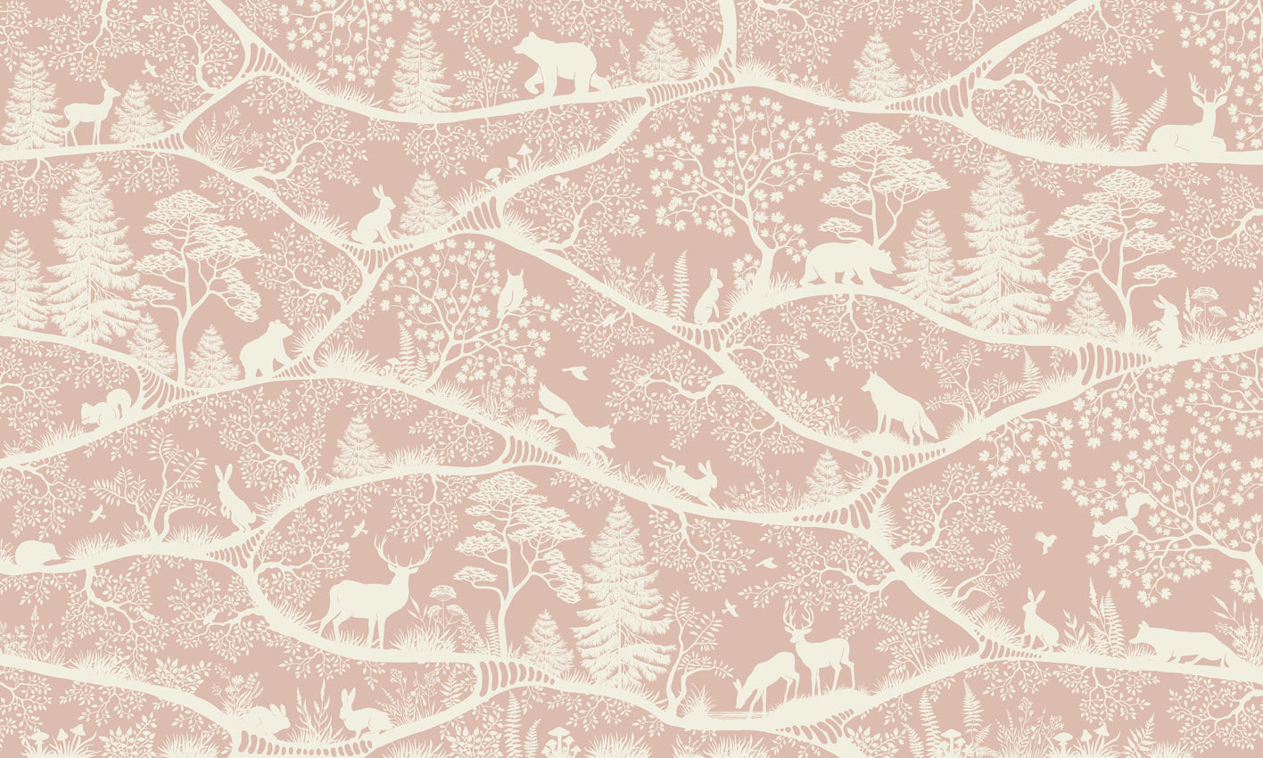 Nordic Nature – Pink White, dizajni i plotë për personalizim